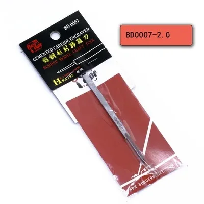 Model Tools Border Model BD0007 0.15mm-3mm Chisel Pushing Knife Craft Tools High Precision Scribing Knife Tungsten Steel Hand Grip