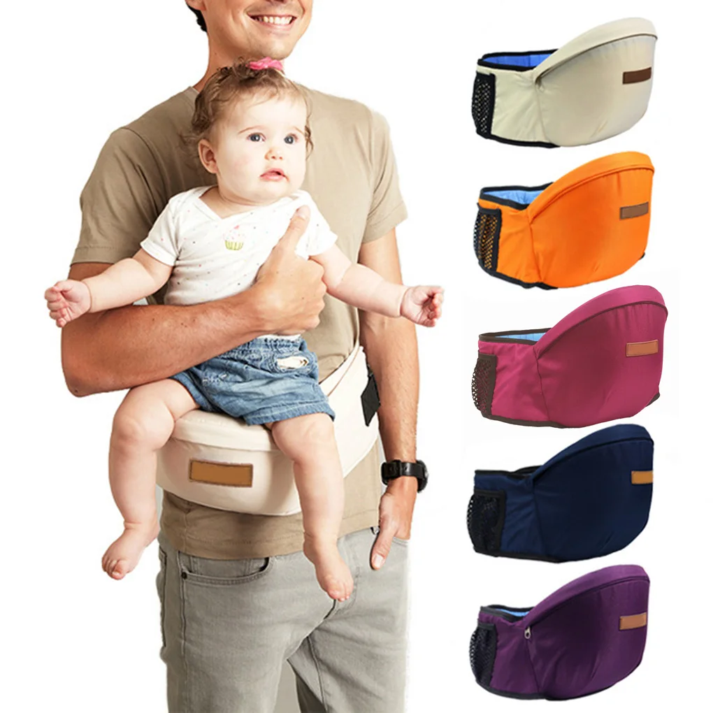 2022 New Baby Carrier Waist Stool Walkers Baby Toodler Waist Stool Seat Carrier 45 Degree Sling Hold Waist Belt Infant Hip Seat