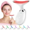7 Colors LED Lights Face Neck Beauty Device Vibration Massage Improve Neck Lines Face Lifting Machine for Wrinkles, Double Chin2