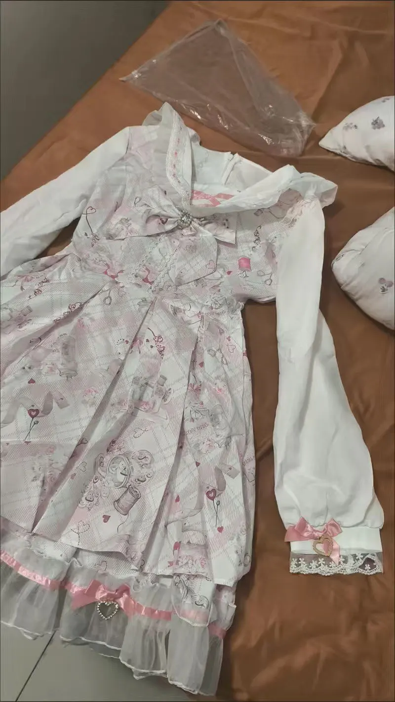 Kawaii Pink Hime Lolita Dress photo review