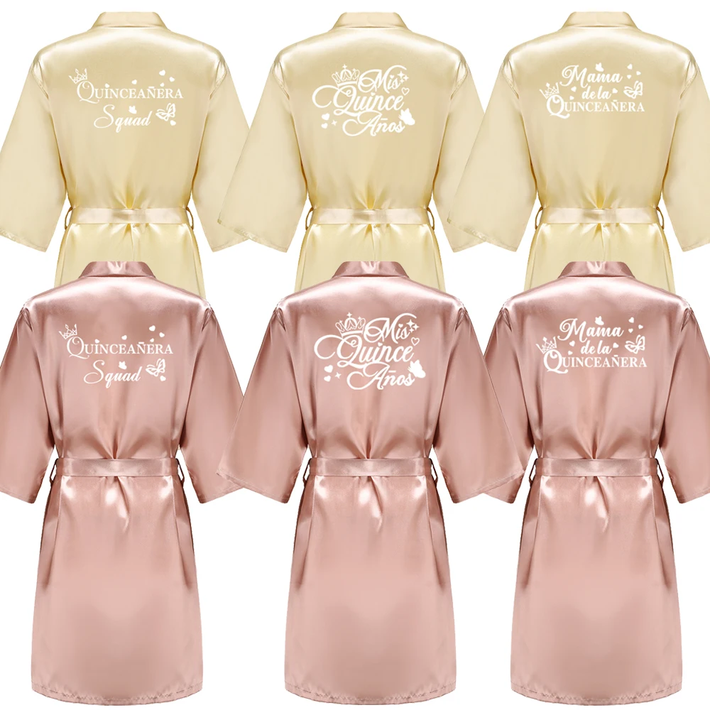 Robes Satinées Quinceañera | Personnalisées & Fête 15 Ans