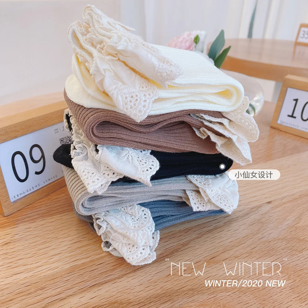 20pair/lot Princess Girl Socks Lace Ruffle Kid Girls knee high Baby Girls Long Socks Newborn Infant Baby Leg Warmer Frills Socks 33 Sc1f652e13d4149d382a0e0b47e499995i