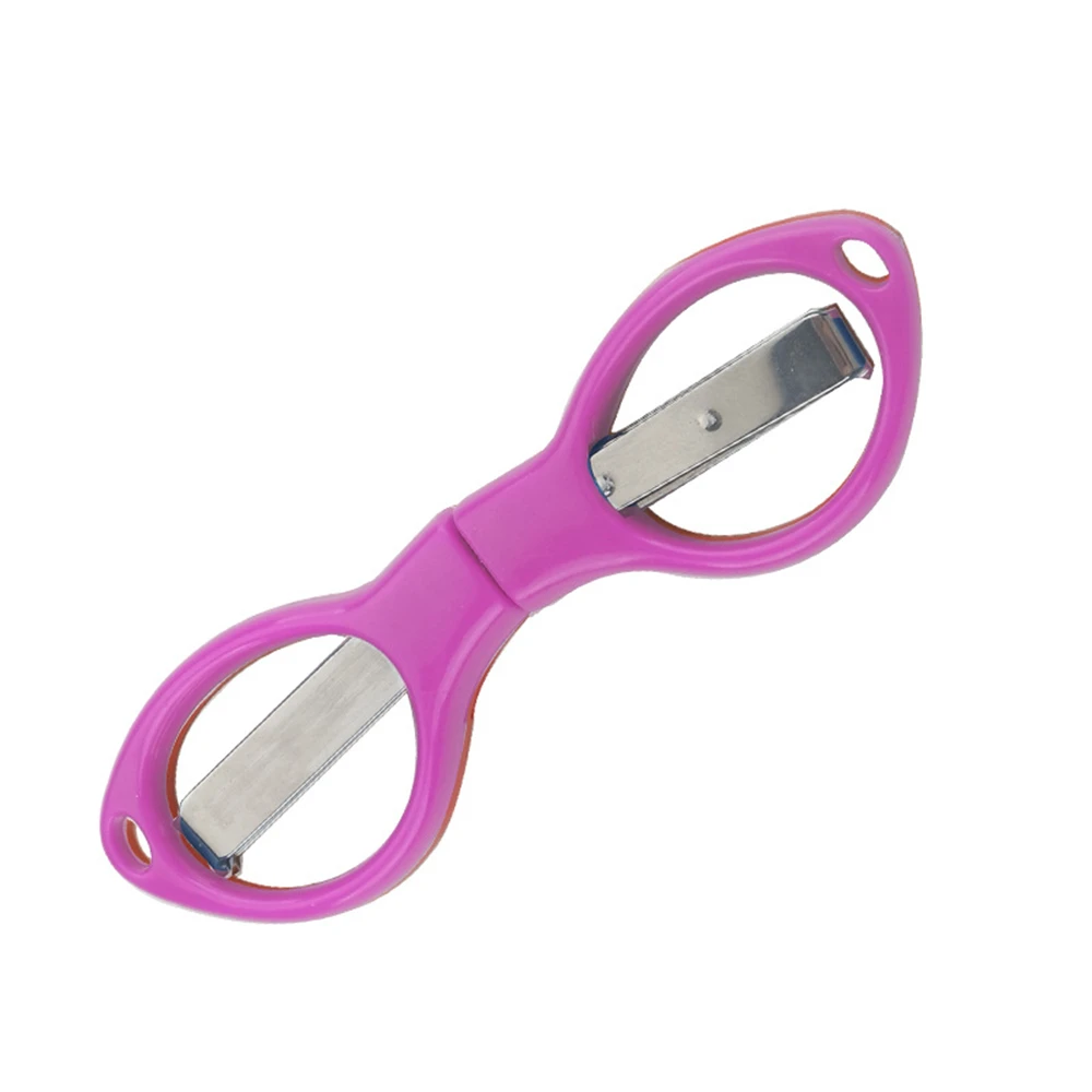 Soft Handle Scissors Portable Scissors Cutter Black Blade Scissors Stationery Scissors Paper Craft Scissors Cutting Stationery Tools Mini Hand Tool Supplies