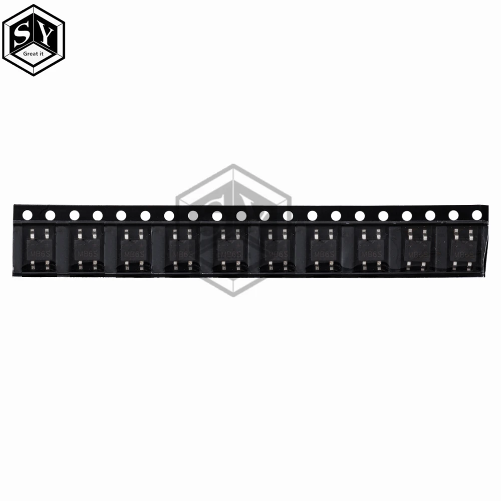 10pcs/20pcs/50pcs/100pcs 600V 0.5A SOP-4 SMD rectifier diode bridge MB6S