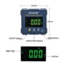 SHAHE 4*90°Digital Angle Finder Electronic Angle Gauge with 4-Side Magnet Large LCD Digital Level Box Protractor Bevel Gauge 3