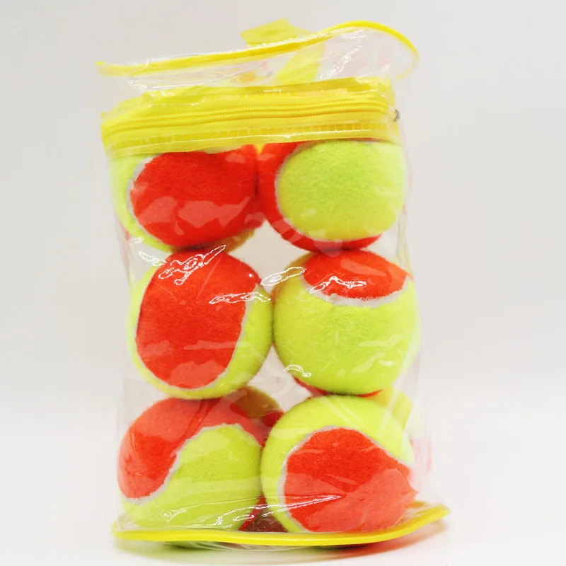 Training Tennis Ball Practice Beach Tennis ball 12pcs Pressure Beach Balls With 1pcs Bag