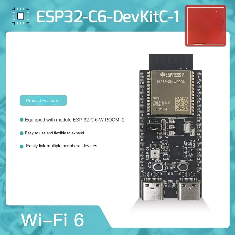 

ESP32-C6-DevKitC-1 Board ESP32-C6 Series макетные доски