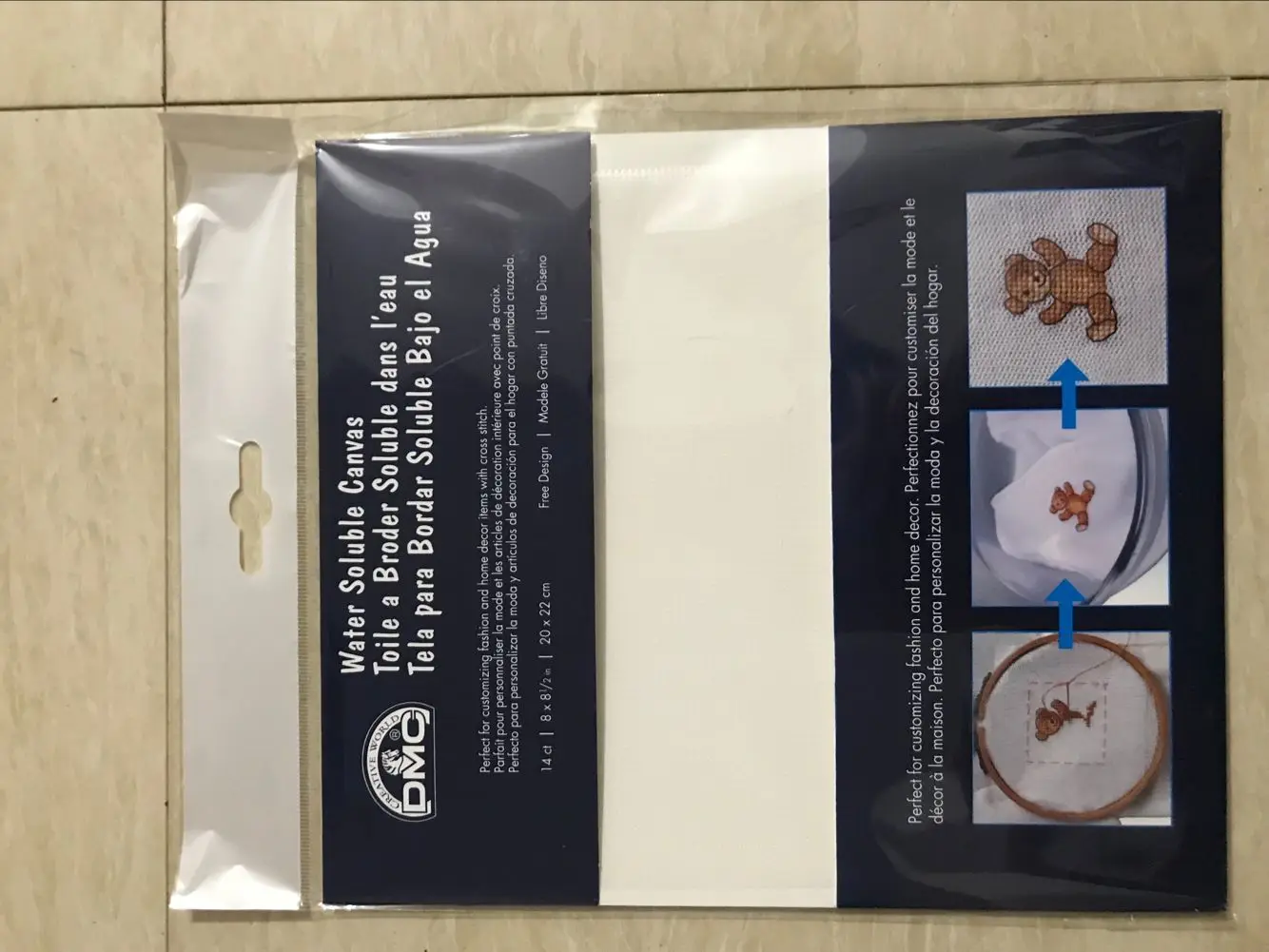 בד קנבס קסמים נמס במים, בד קנבס קסמים 14ct לתפירת צלבים, בד נעלם במים, רקמה ידנית לבגדים