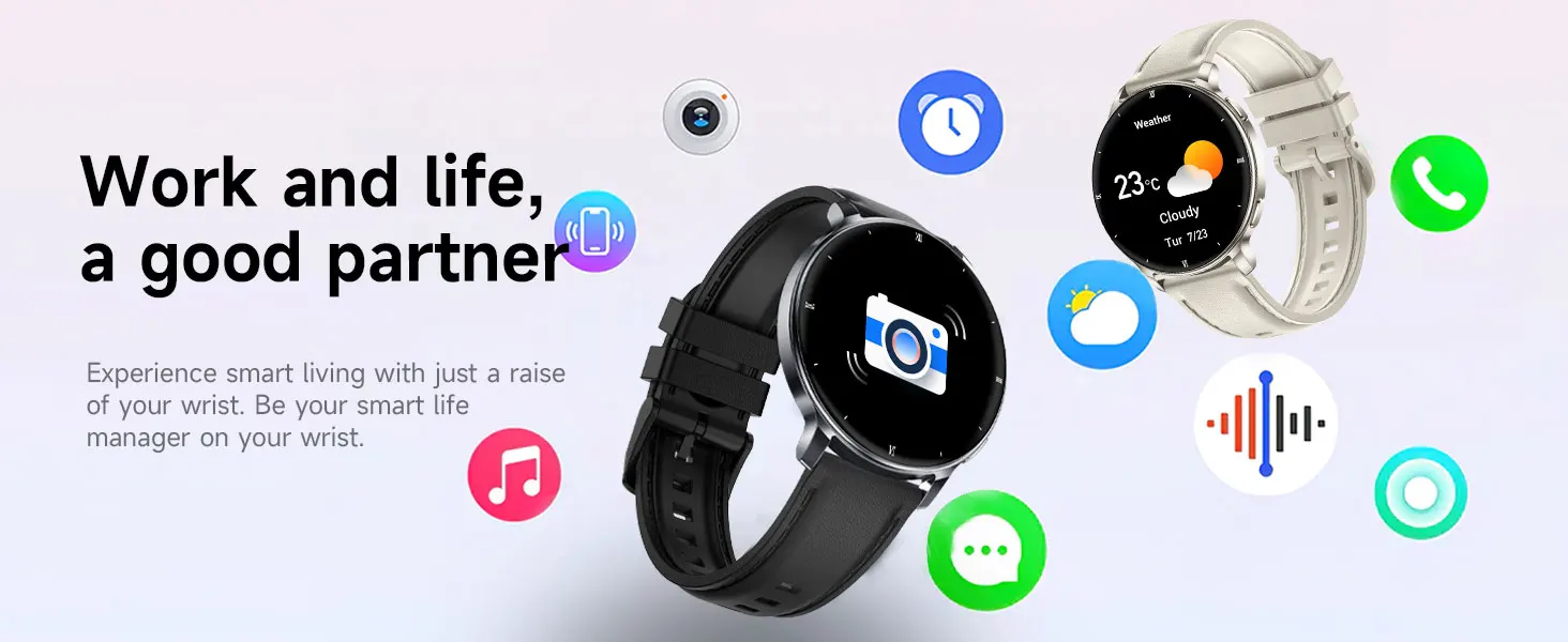 2026 Neue Ultradünne Langlebige Damen-Smartwatch 1,32" Amoled-Bildschirm Sport Gesundheit Fitness LED-Taschenlampe Bluetooth-Anruf Smartwatch – Detail 20