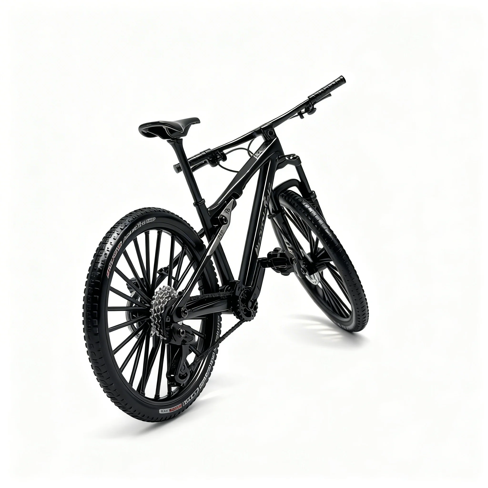1:8 Modell Legierung Mountainbike Druckguss Metall Mountainbike Klappbares Rennrad Simulationsgeschenk Spielzeug für Kinder – Detail 4