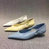 Pointed Toe Women Sexy Shoes Flats Shallow Sandals 2024 Designer New Dress Shoes Walking Luxury Trend Cozy Female Zapatillas 1