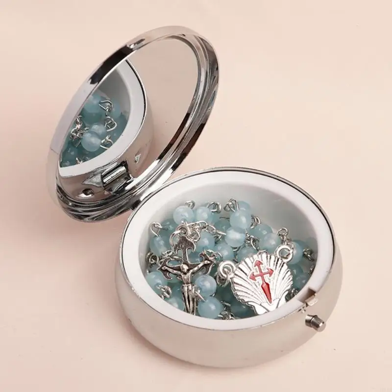 D84B Holy Storage Box with Lid Organization Container Jewelry Organizers Household