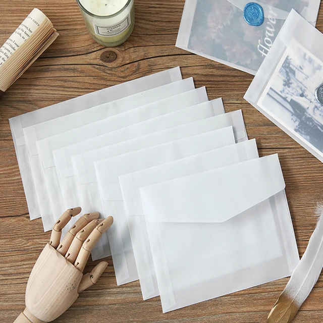  100Pcs DIY Vellum Paper for Invitations, Translucent