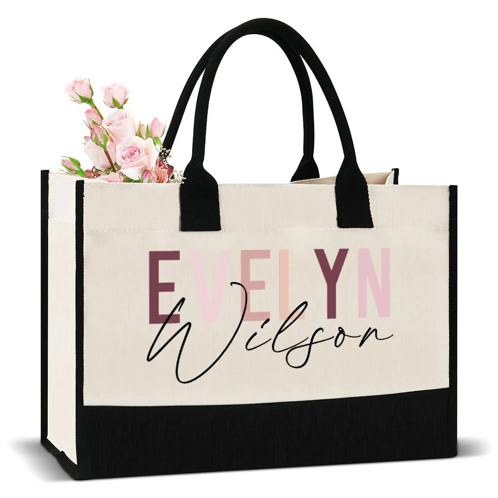 

Women Canvas Shopping Bags Eco Reusable Foldable Shoulder Bag Large Capacity Handbags Casual Cute Bag for Women Shopping Bags