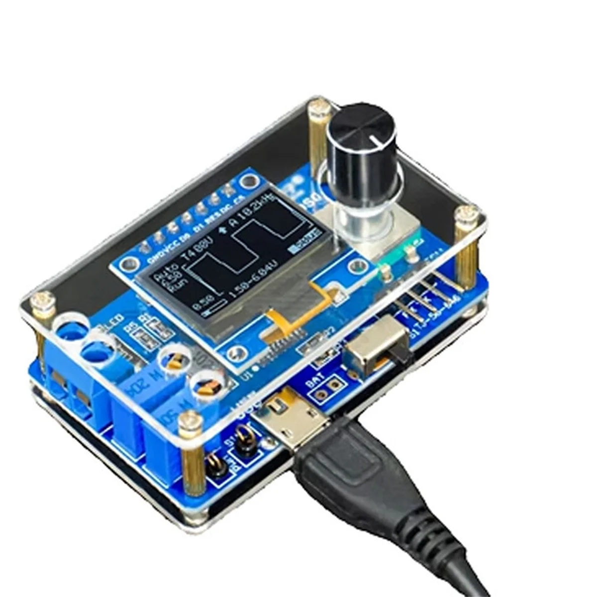 DIY Mini Digital Oscilloscope Kit STC8K8A Microcontroller Microcontroller Electronic Training Welding Practice Parts