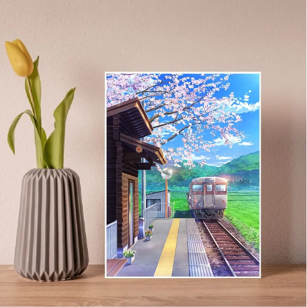 Description Picture 5 of itemDiamond Painting 5D DIY Anime Scenery Picture Full Diamond Mosaic Rhinestones Embroidery Cross Stitch Kits Home Decor Handicraft