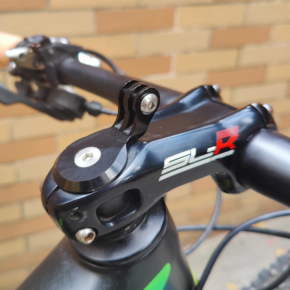 Gopro 28.6mm 핸들 바 줄기 스포츠 액션 카메라 기본 액세서리에 대 한 알루미늄 자전거 자전거 핸들 막대 마운트 홀더