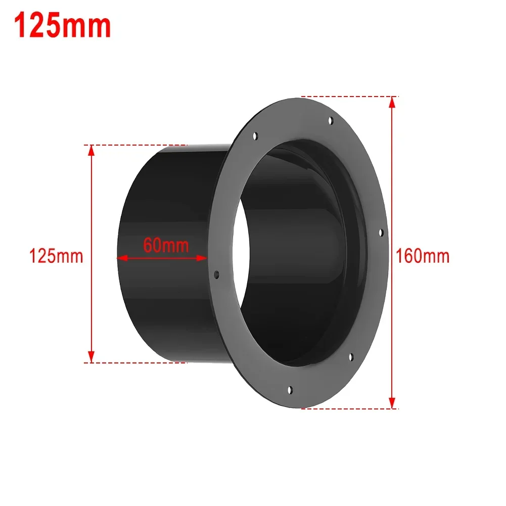 Vent Pipe Adapter Duct Joint Round Joint 100mm/125mm/150mm Exhaust Pipe Connector For Exhaust Fans Ventilators Flexible Exhaust Pipe