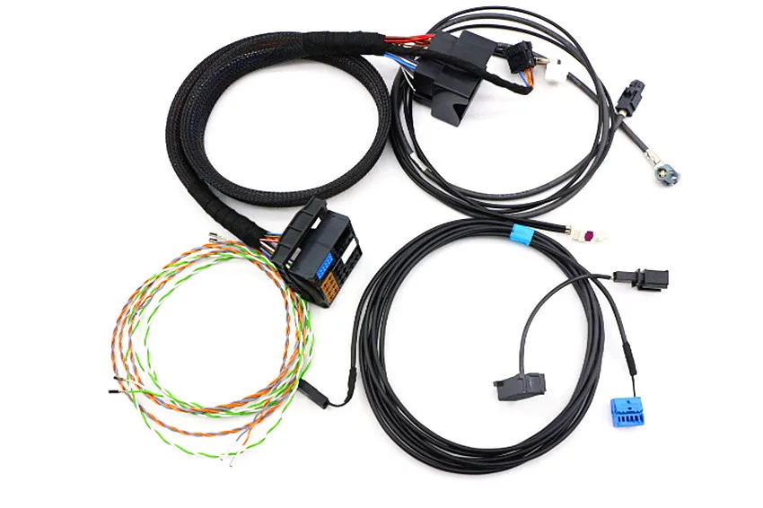 High-quality MIB2 866A navigation split radio update installation Golf 7 MK7 Passat B8 adapter cable harness