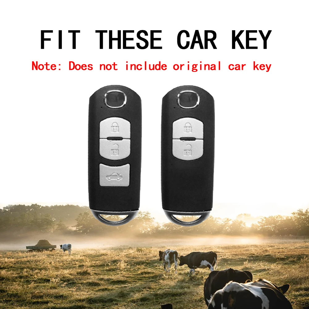 Car Remote Key Case Cover For Mazda 2 3 6 Atenza Axela Demio CX-5 CX5 CX-3 CX7 CX-9 2015 Accessories Key Case Key Case Cover Remote Control Case Cover