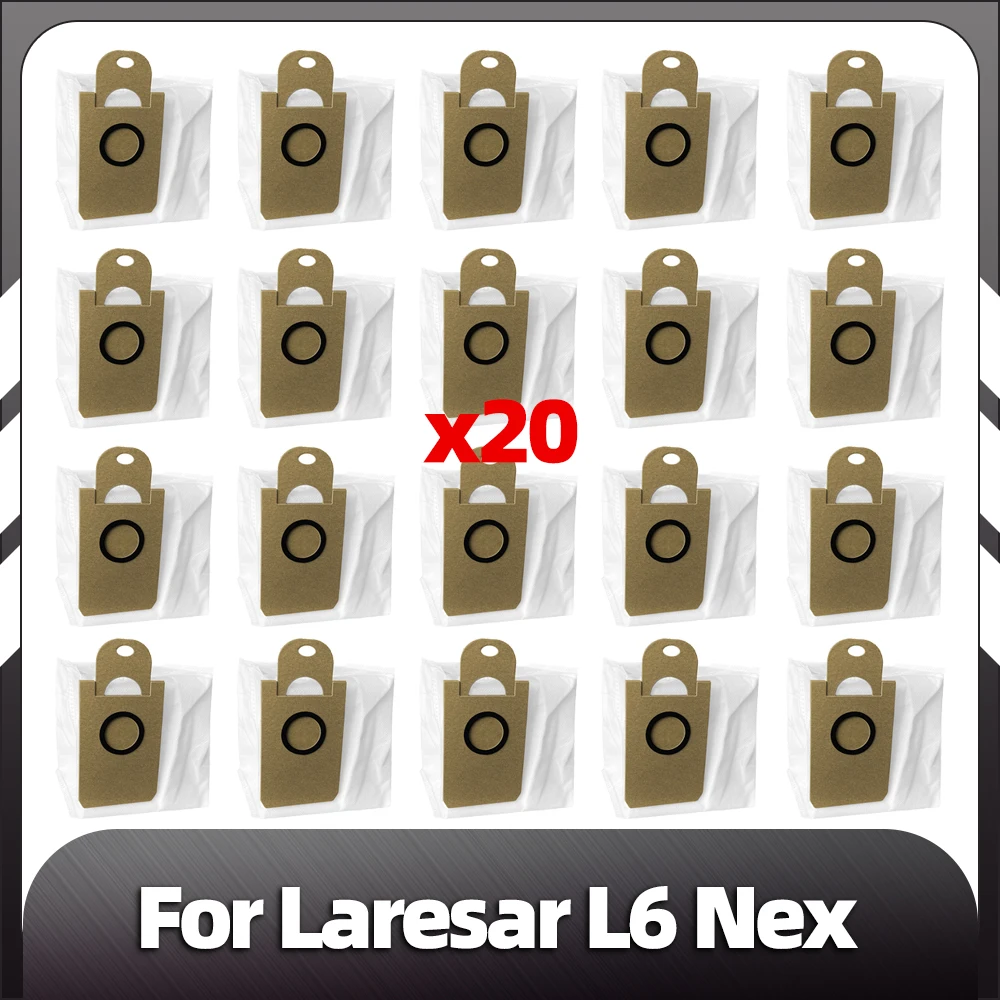 12 Sacchetti Di Ricambio Per Aspirapolvere Robot Laresar L6 Nex - Ad