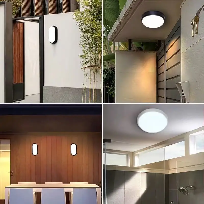 현대 LED 천장 조명 16W/20W 욕실 표면 탑재 방수 조명 100-265V 실내 옥외 복도 베란다 벽 조명