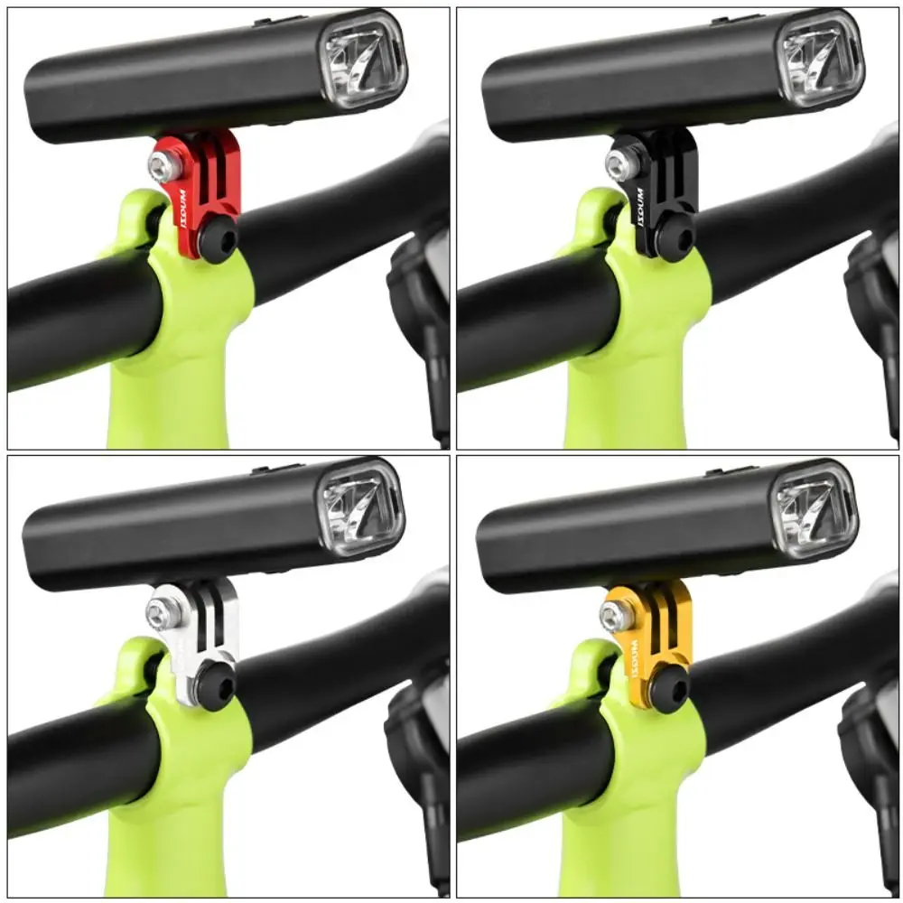 1set Aluminium Legierung Fahrrad Front Licht Halter Einstellbare Lampe Halterung für Fahrrad Scheinwerfer Änderung Adapter Verwenden – Detail 5