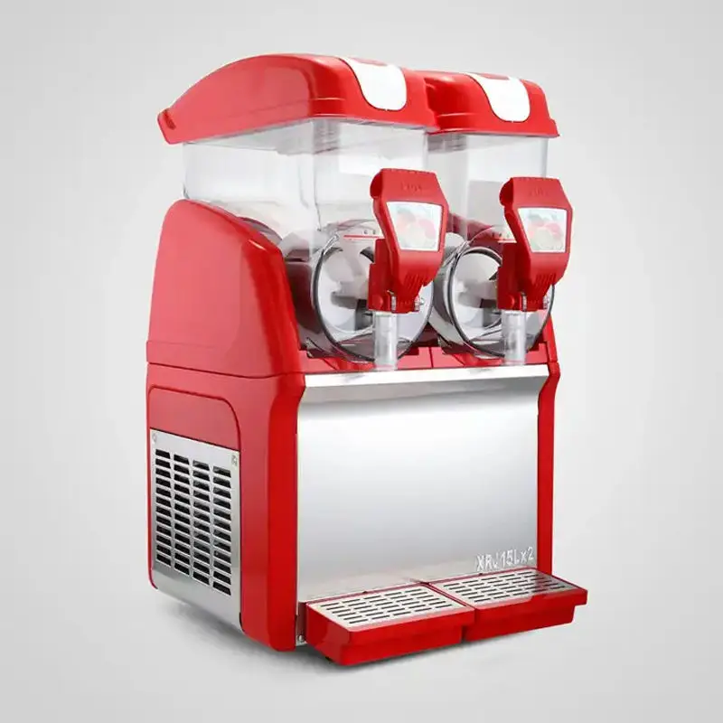 Description Picture 3 of item2024 fully automatic smoothie machine 400 w electric ice shaver slush machine commercial ice cream Fruit smoothie slush