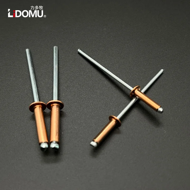 30/50pcs Copper Blind Rivet rivets and fasteners rivets and screws Dome Head Open Type Anticorrosive Bronze Brass Rivets