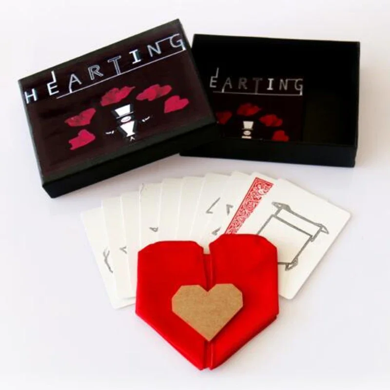 

Hearting By Way & Himitsu Card Magic Trick Close Up Magic Magia Magie Magica Magicians Prop Accessory Illusion Gimmick Tutorial