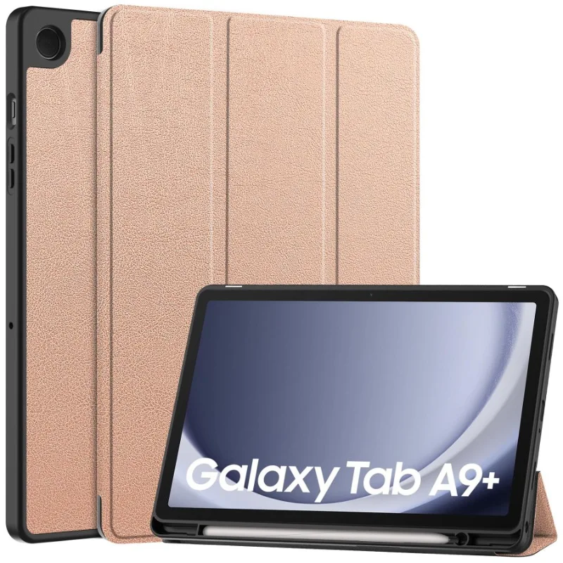 Magnetic Folding PU Stand Case with Soft TPU Back Cover