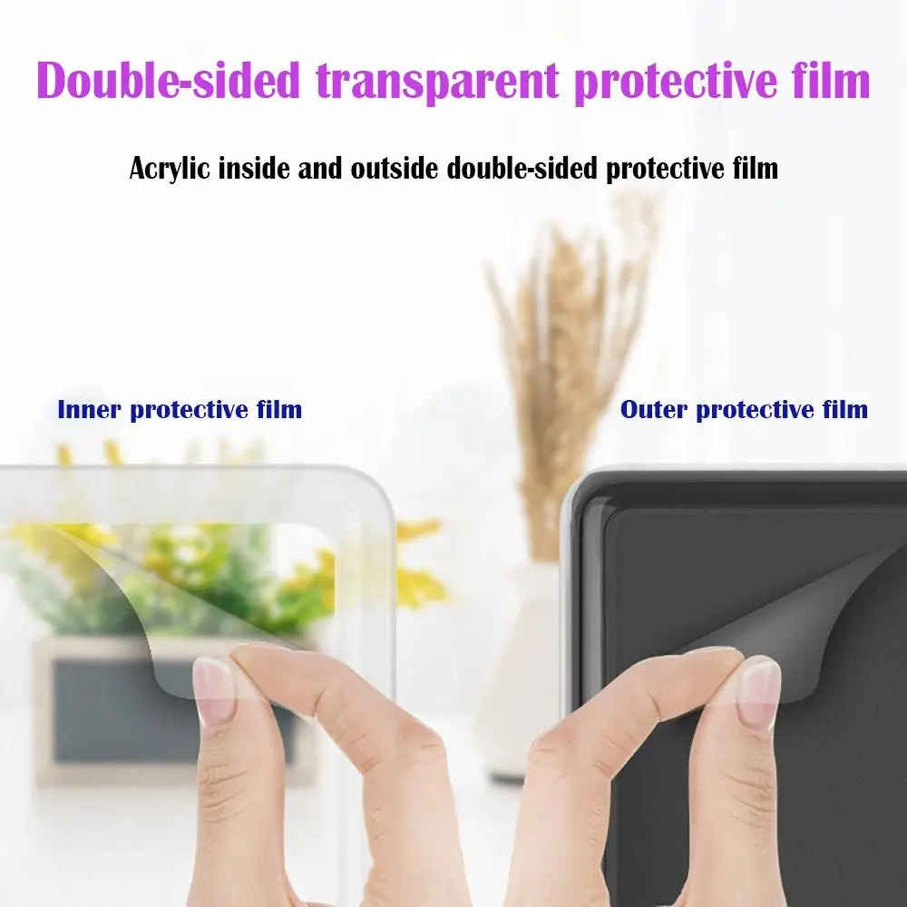 Acrylic Auto Sleep/Wake Leather Folio Cover