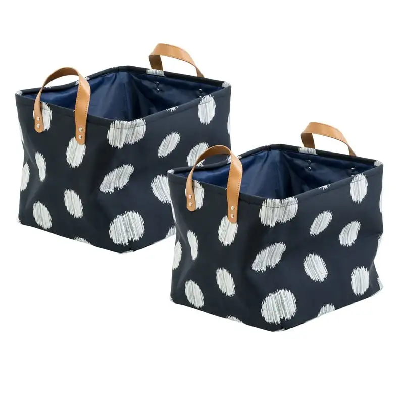 

Can Do Set of 2 Canvas Scribble Totes