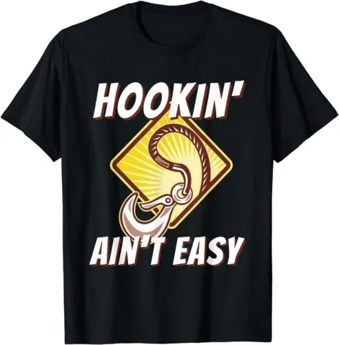 Hooking Non È Facile Divertente Carro Attrezzi Driver Amp Operatore T Shirt Maniche Lunghe O Corte