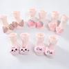 Cotton Baby Socks Solid Cartoon Animals Newborn Warm Sock for Girl Boy Non-skid Toddler Floor Sock Soft Toddler Socks 0-12M 3