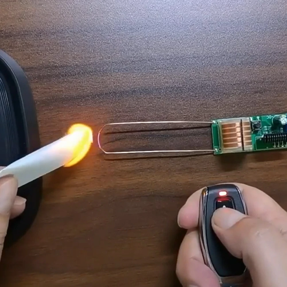 【New arrival】 DC 3.7V 50M Remote Control Arc Igniter High Voltage ...