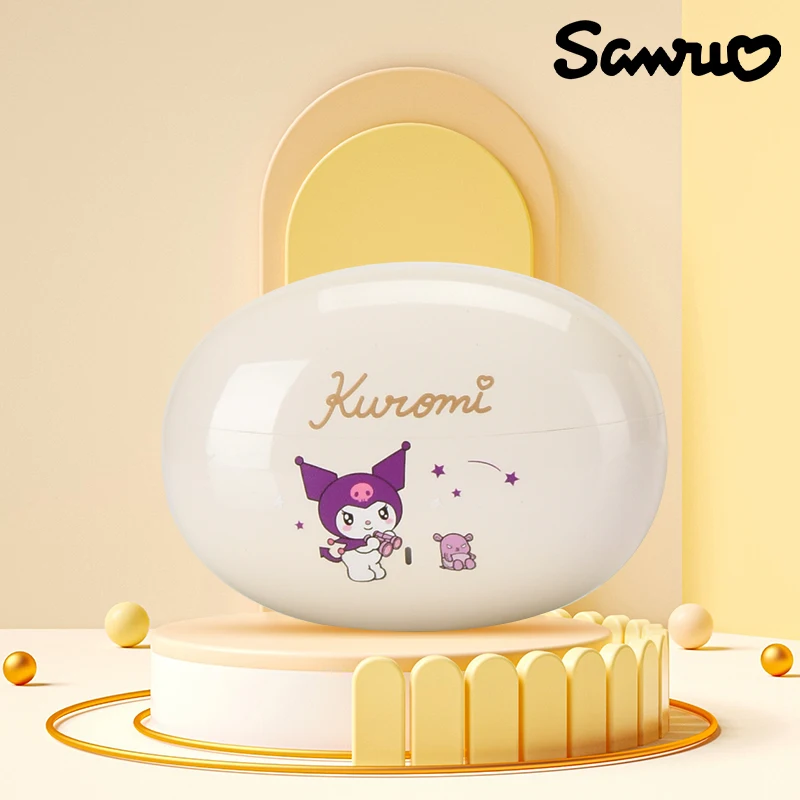 thumbnail image 1 of Choice Sanrio Kawaii Hello Kitty Kuromi S90 auriculares inalámbricos Bluetooth Anime auriculares inteligentes con reducción de ruido regalo, 1 of 6