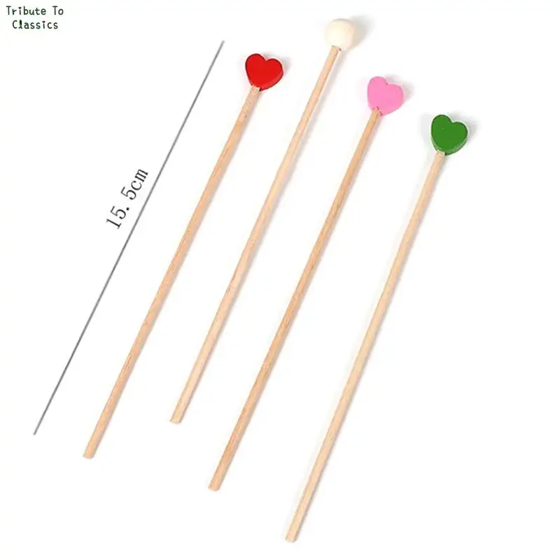 100pcs Candy Sticks with Ball Wooden Lollipops Sucker Cake Ball Sticks Decoration Wooden Cupcake Cake Toppers