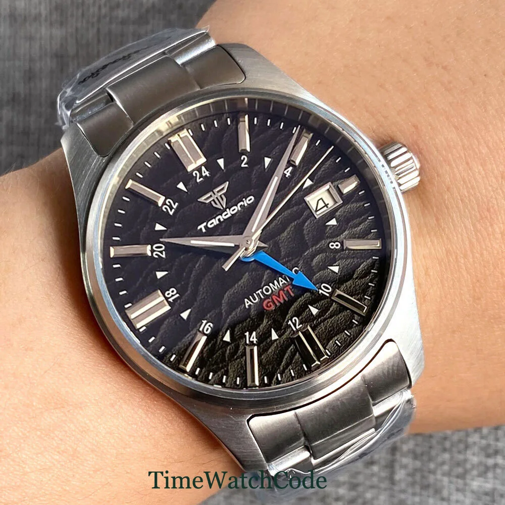 Tandorio  ڵ  ð, Ϻ NH34A, ̺ GMT Ʈ ؽó ̾, 200m , 39mm ̾ ũŻ
