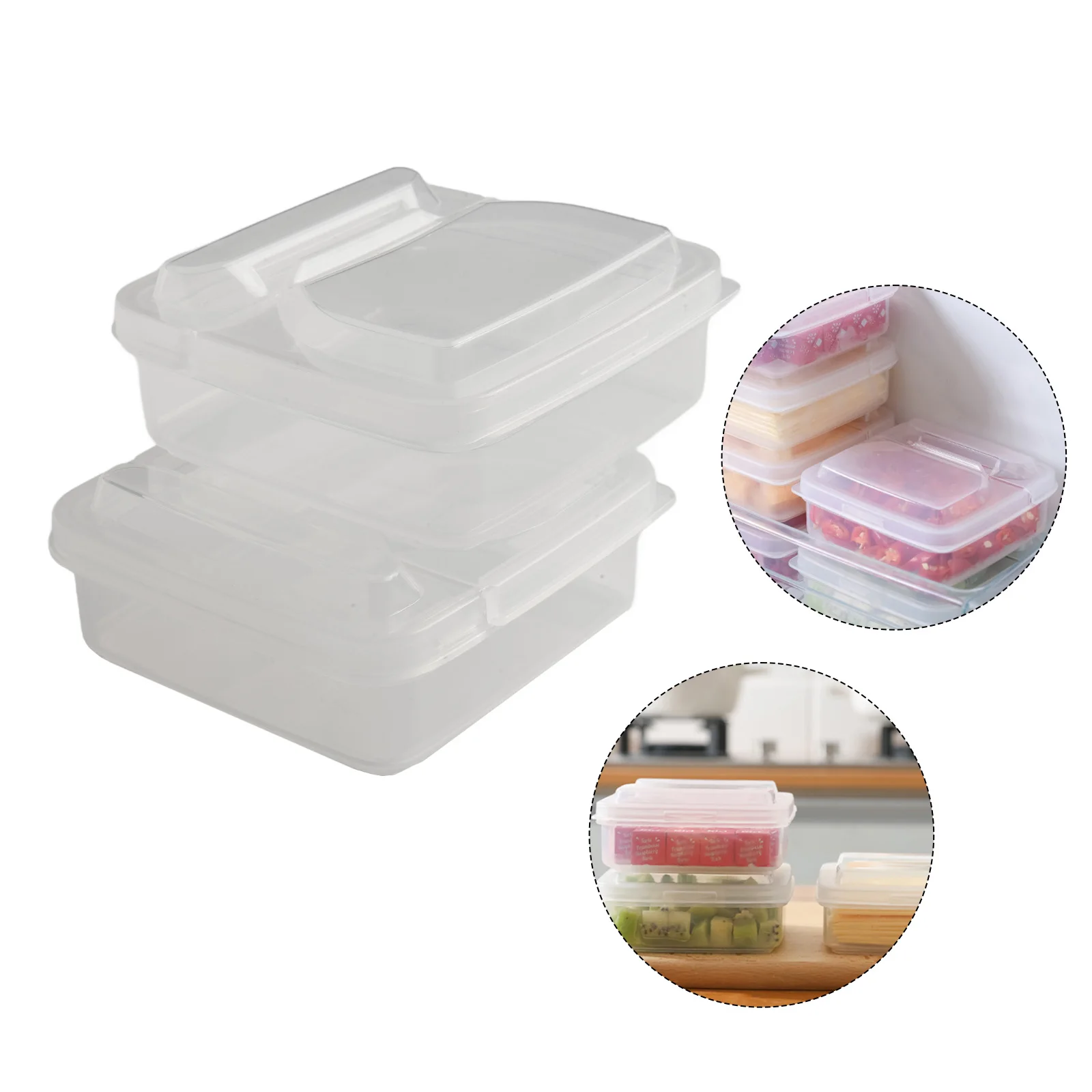 Case Cheese Storage Box Container Butters Fresh-keeping Fruit Kitchen Accessories Refrigerator Sealed Box Snacks
