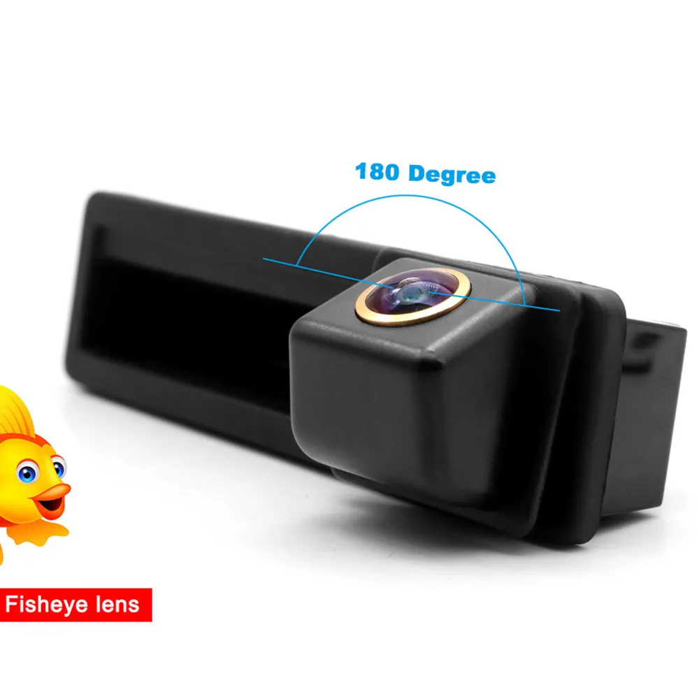 Kalakus Trunk Handle Vehicle-specific Camera Integrated into Case Tailgate Handle Rear View Camera for Audi A3 A4 A6L Q7