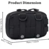 Compact 1000D Nylon Molle Pouch Tactical Admin EDC Gear Utility Pouch Waist Bags for Small Tool Horizontal Modular Organization 3