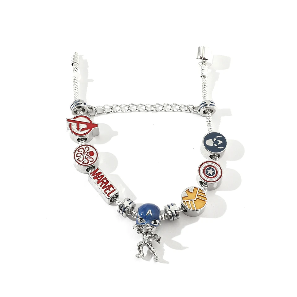 男性用メタルブレスレット,スーパーヒーロー,アベンジャーズ