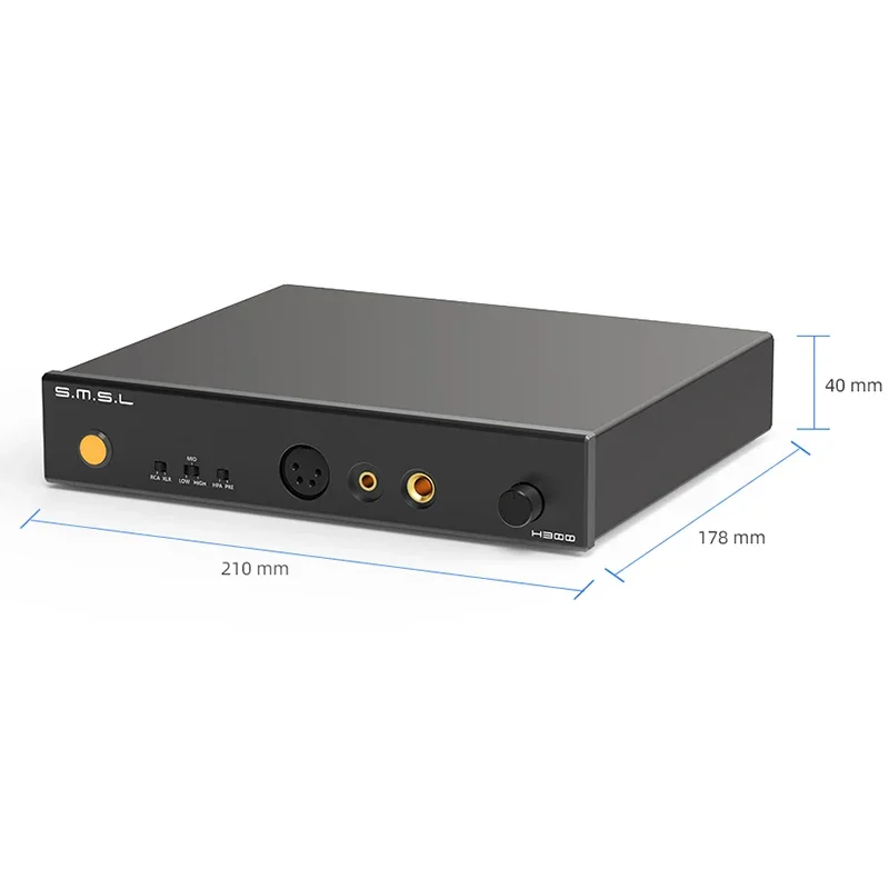 SMSL H300 Headphone Amplifier & Preamplifier Fully balanced design AMP