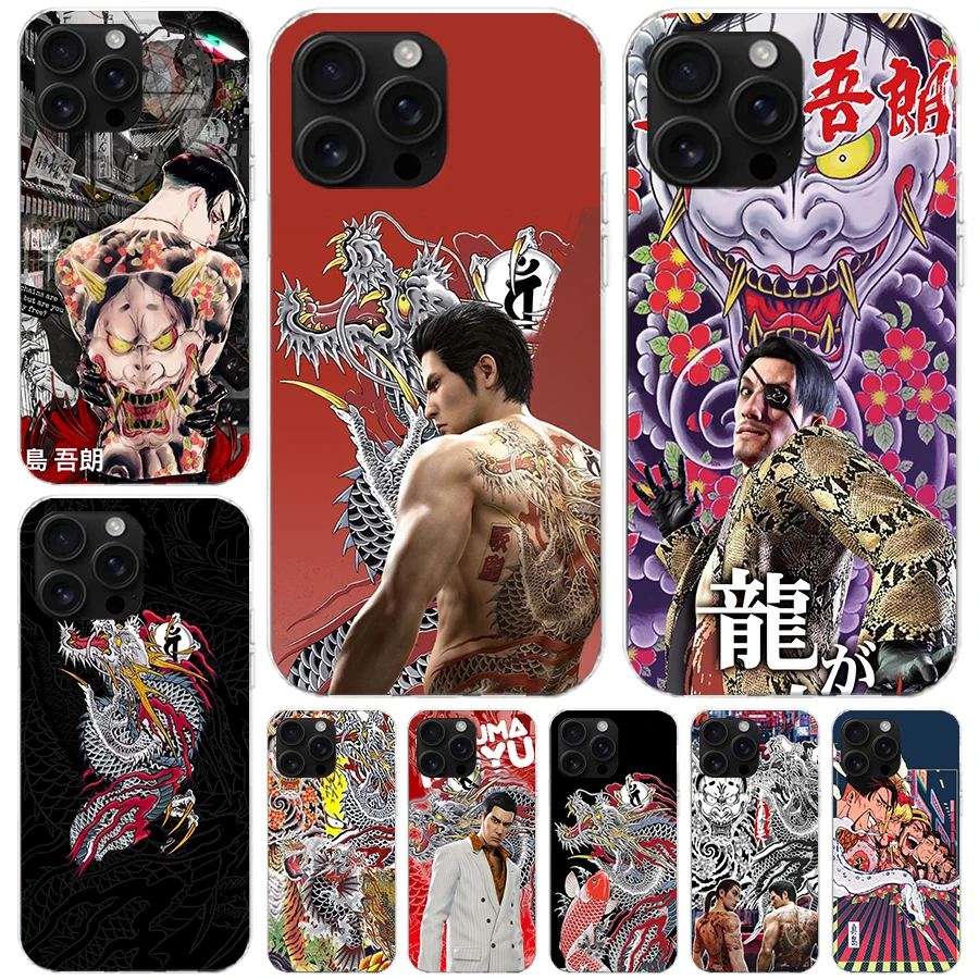 Sleek Yakuza 0 Game-Inspired Phone Case