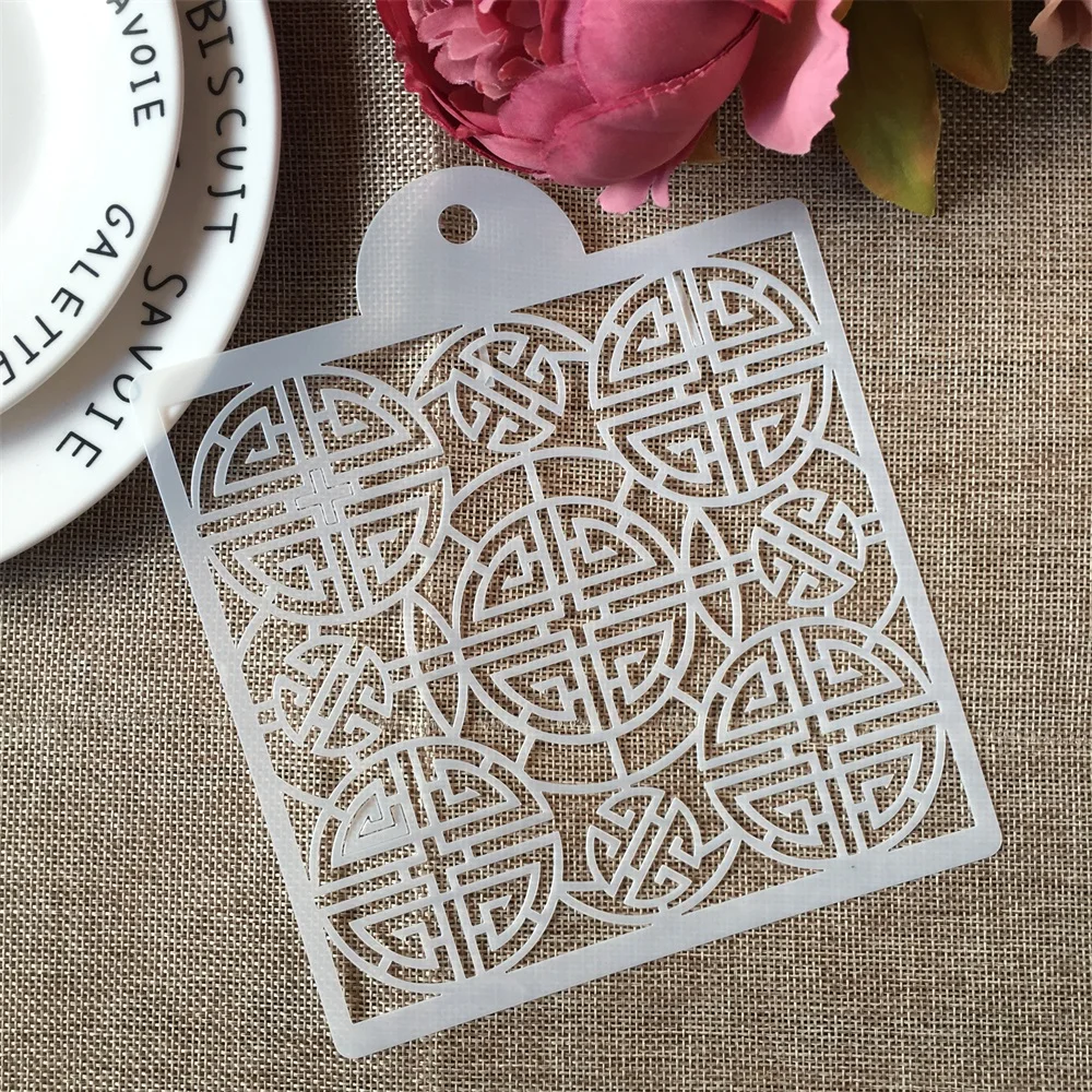 

1PCs 15*17.5cm Chinese Happiness DIY Craft Layering Stencils Painting Scrapbooking Stamping Embossing Album Paper Card Template
