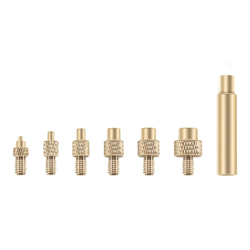 

Деталь для 3D-принтера 7 в 1 M5-M6-M8 Brass, вставка под давлением