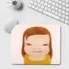 Japan Yoshimoto nara cartoon girl Lambskin Floor Mat Small Office Computer Desk Mat Table Keyboard Big Mouse Pad Laptop Cushion 2
