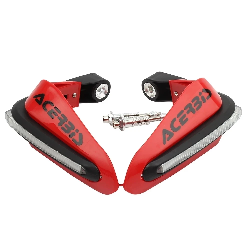 Motocross LED light Handguard For APRILIA PEGASO 650 SXV SR 150 RSV RSV4 RS50 TUONO V4 RS 125 SR 50 RS 50 Dirt Bike Hand Guards
