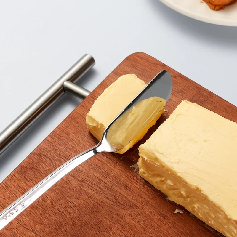 Butter knife Stainless steel cheese tools cheese dessert jam knives toast wipe cream bread cutter kitchen tools